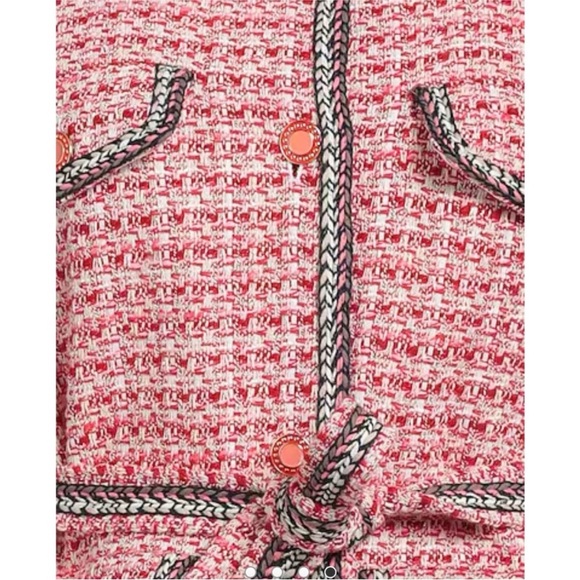 MAJE Venetia Two Tone Tweed Pink Rose Rouge
Belted blazer NEW - Picture 9 of 16